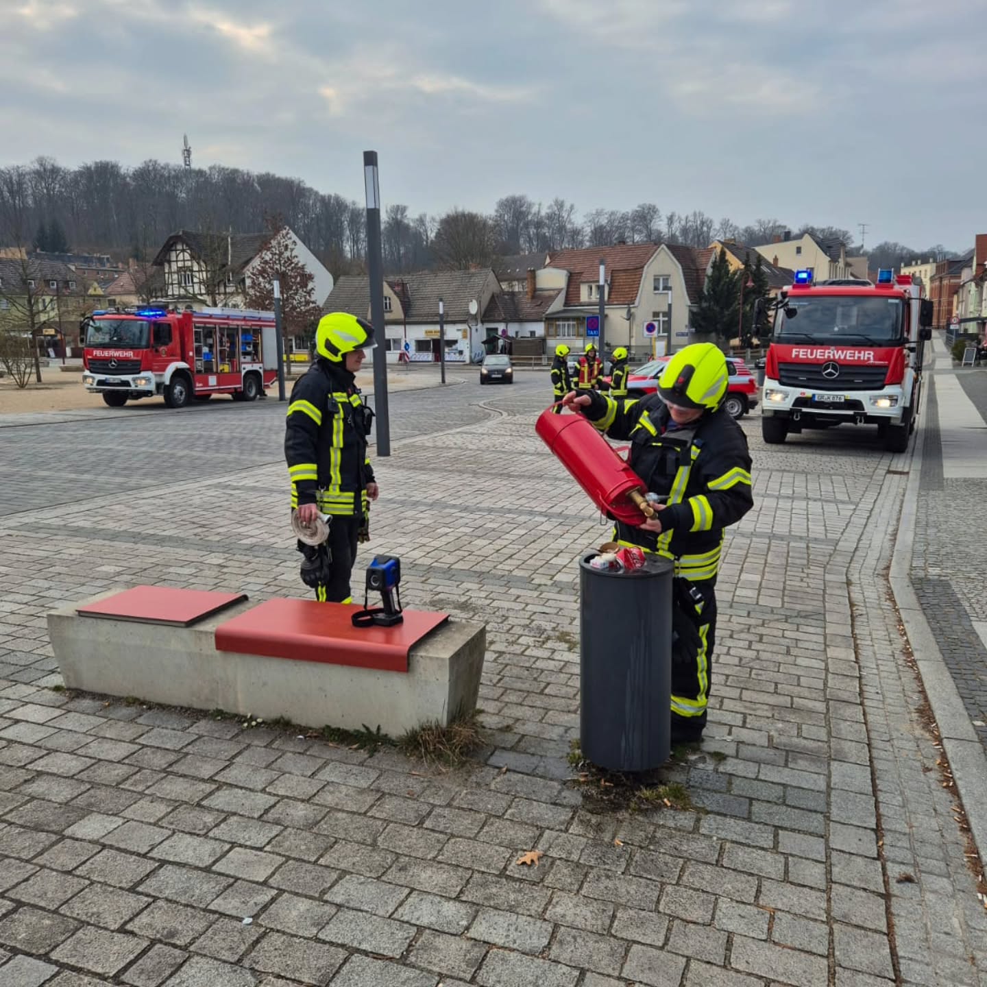 12 - B1 Brand Mülltonne